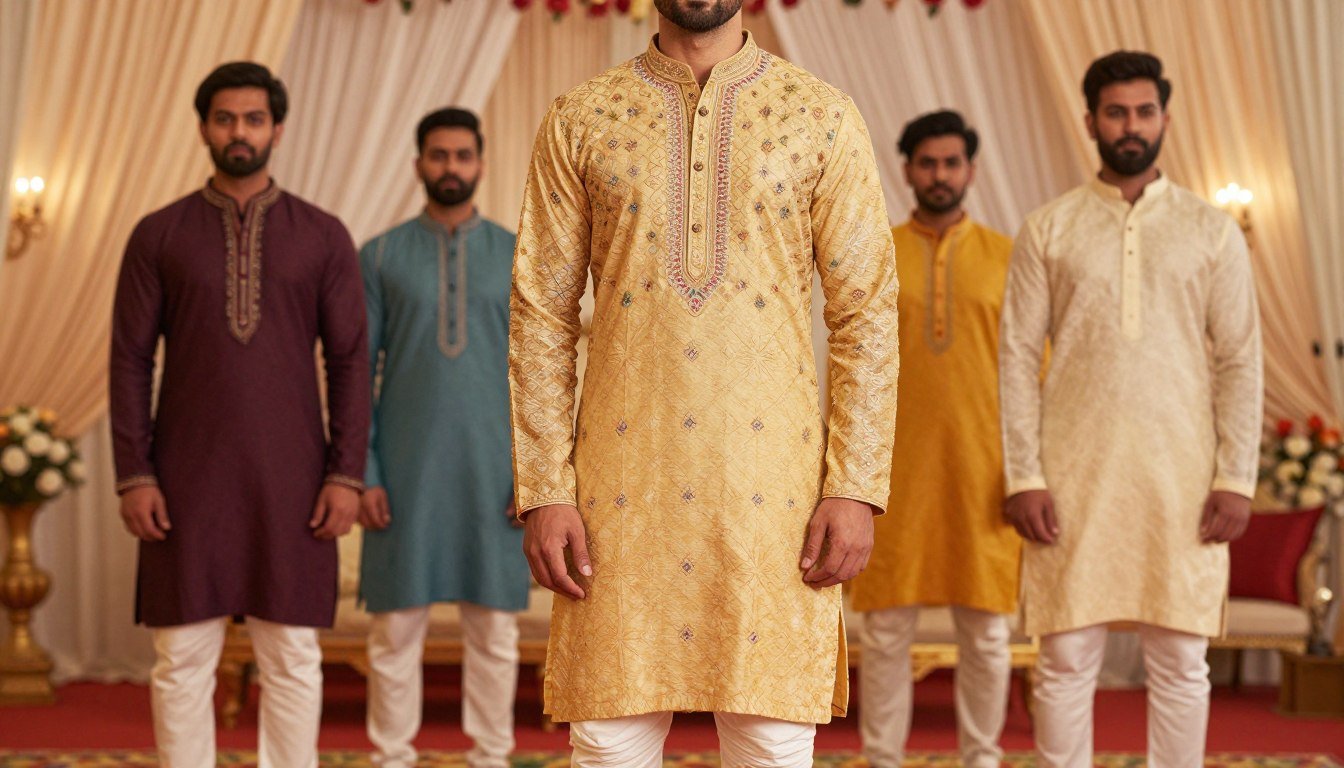 Latest kurta styles for men